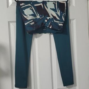 Gymshark Nikki B Green and camo leggings